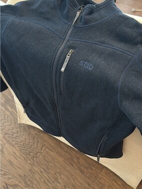 Stio Navy Full-Zip Fleece Jacket